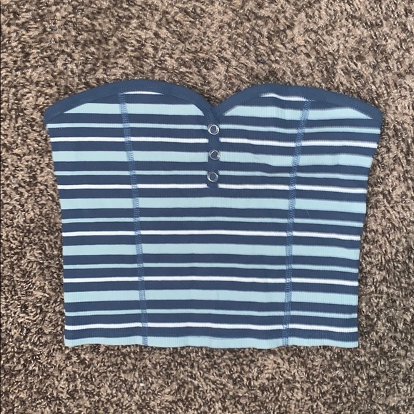 Blue pacsun tube top - Picture 2 of 4